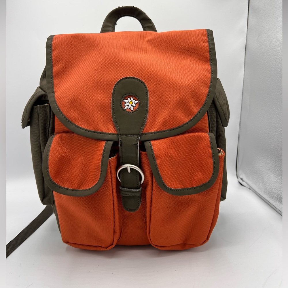Orange and Green/Brown Women's Sherpani Amelia Havanna Backpack